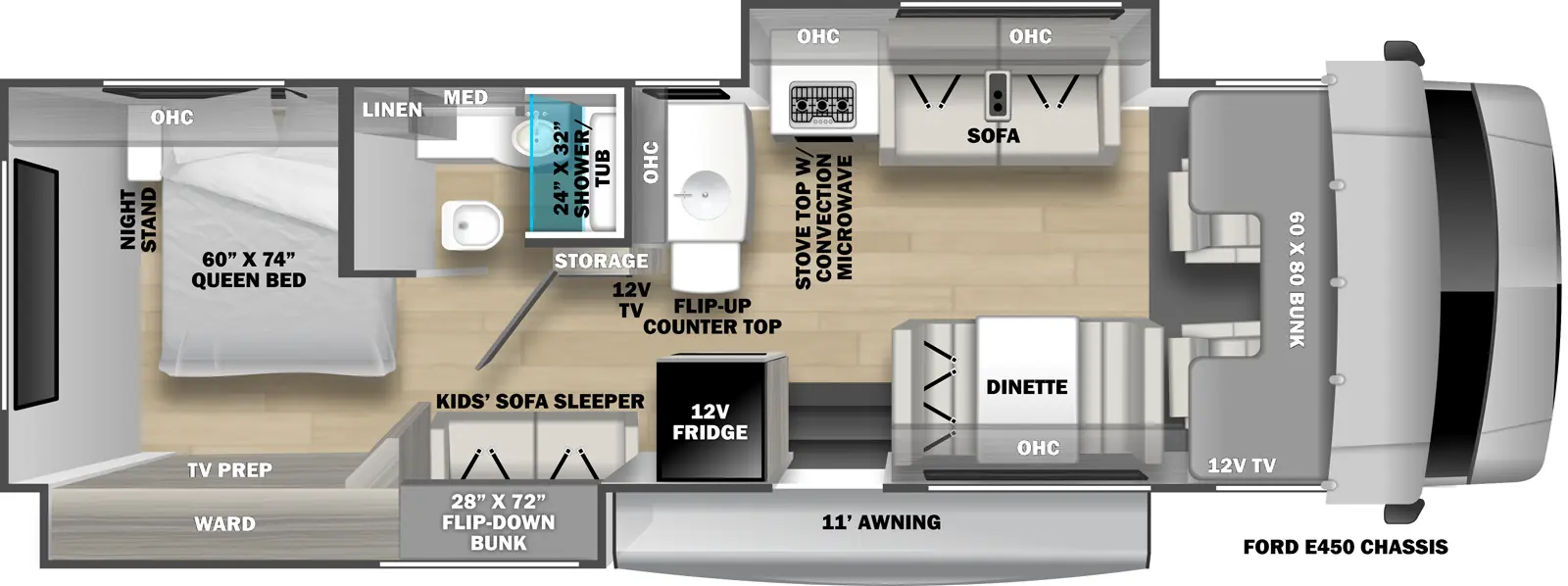 Solera 32DSB Floorplan